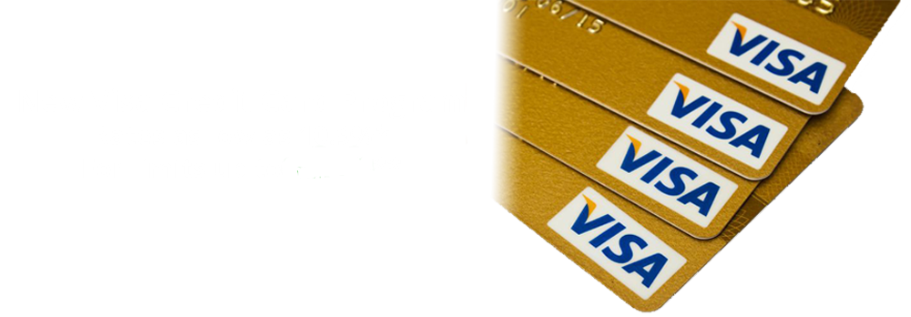 New Visa Credit Card Program - Rates as low as 10.9%* for limits up to $5,000**